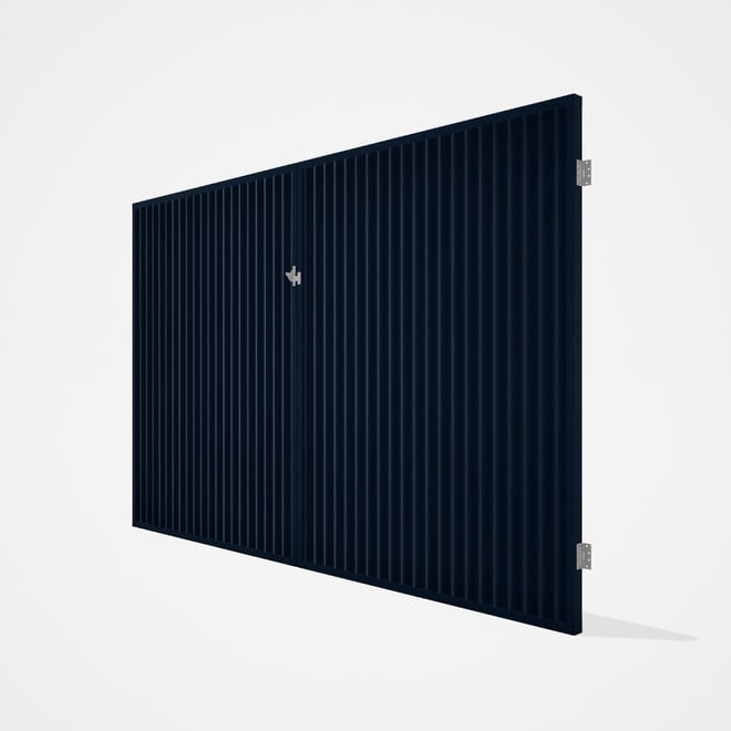 Good Neighbour® CGI Gate Premium .35 BMT Double 2.1m High Sheet: Mountain Blue, Frame: Mountain Blue