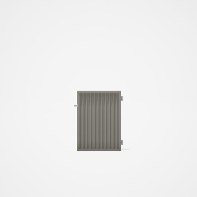 Good Neighbour® CGI Gate Premium .35 BMT Single 1.2m High Sheet: Birch, Frame: Birch