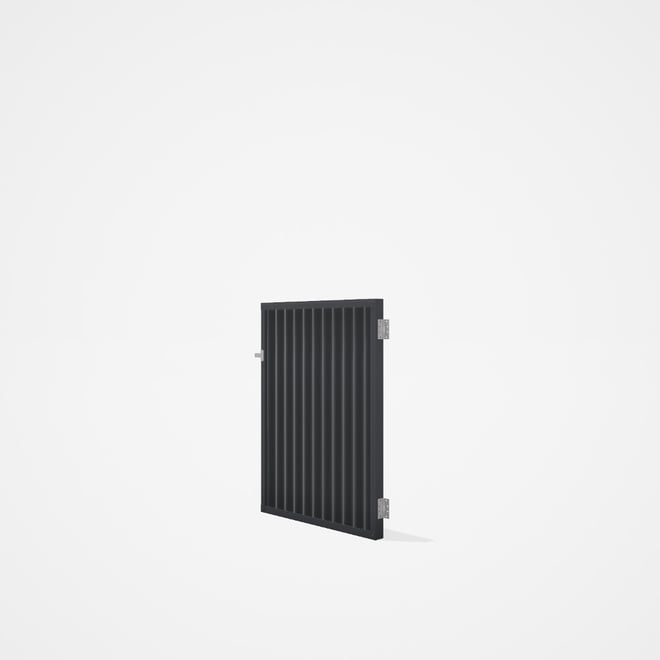 Good Neighbour® CGI Gate Premium .35 BMT Single 1.2m High Sheet: Granite, Frame: Granite