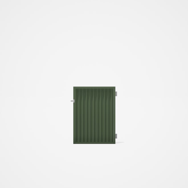 Good Neighbour® CGI Gate Premium .35 BMT Single 1.2m High Sheet: Mist Green, Frame: Mist Green