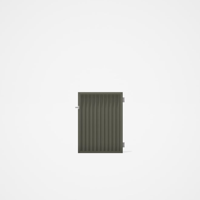 Good Neighbour® CGI Gate Premium .35 BMT Single 1.2m High Sheet: Marsh, Frame: Marsh