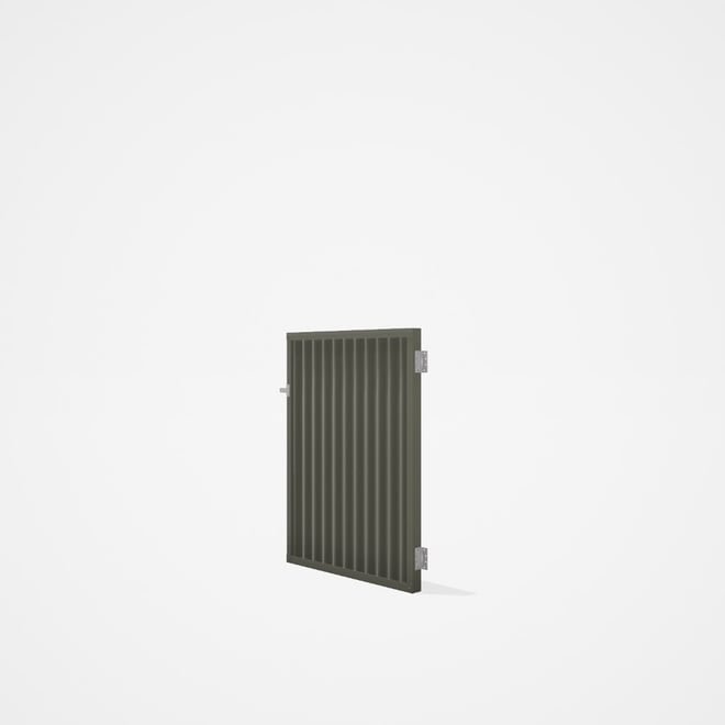 Good Neighbour® CGI Gate Premium .35 BMT Single 1.2m High Sheet: Marsh, Frame: Marsh