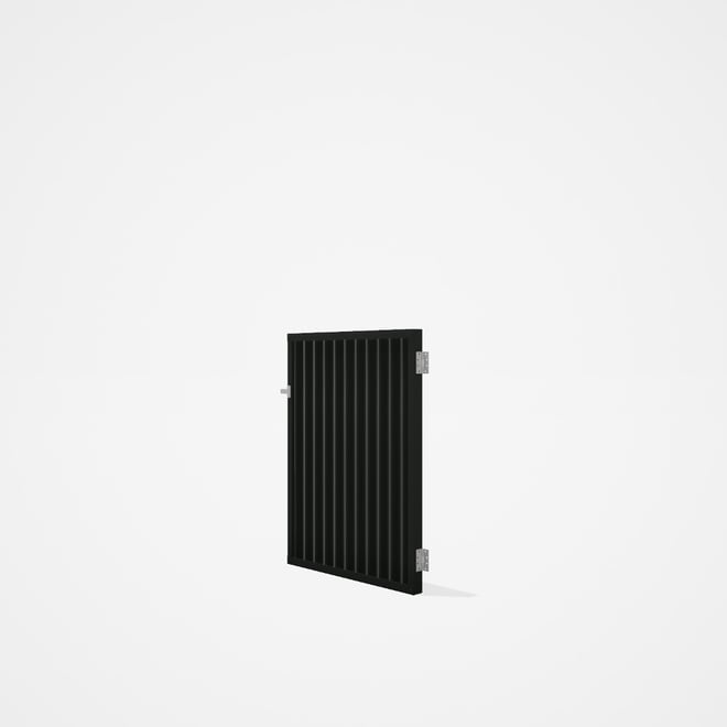 Good Neighbour® CGI Gate Premium .35 BMT Single 1.2m High Sheet: Slate Grey, Frame: Slate Grey