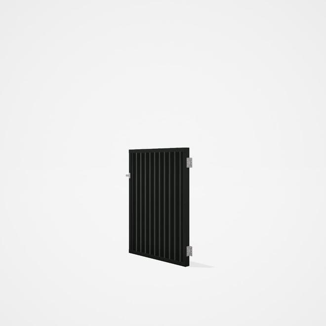 Good Neighbour® CGI Gate Premium .35 BMT Single 1.2m High Sheet: Slate Grey, Frame: Slate Grey