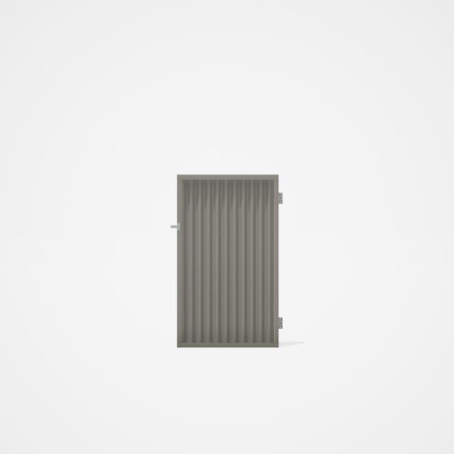 Good Neighbour® CGI Gate Premium .35 BMT Single 1.5m High Sheet: Birch, Frame: Birch