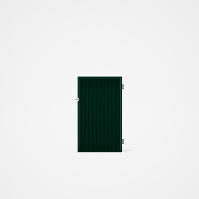 Good Neighbour® CGI Gate Premium .35 BMT Single 1.5m High Sheet: Caulfield Green, Frame: Caulfield G