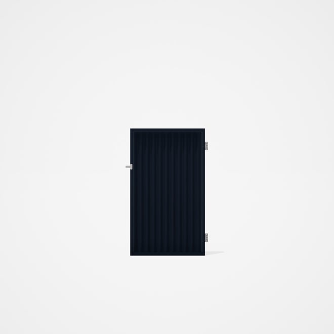 Good Neighbour® CGI Gate Premium .35 BMT Single 1.5m High Sheet: Dark Stone, Frame: Dark Stone