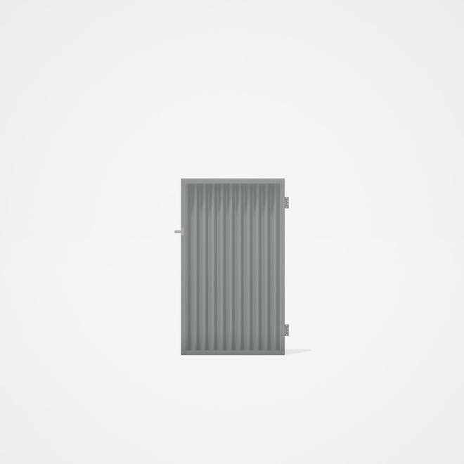 Good Neighbour® CGI Gate Premium .35 BMT Single 1.5m High Sheet: Gull Grey, Frame: Gull Grey