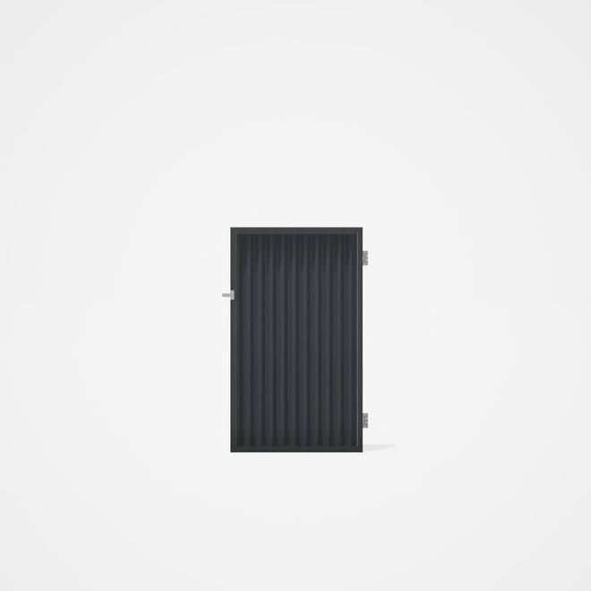 Good Neighbour® CGI Gate Premium .35 BMT Single 1.5m High Sheet: Granite, Frame: Granite