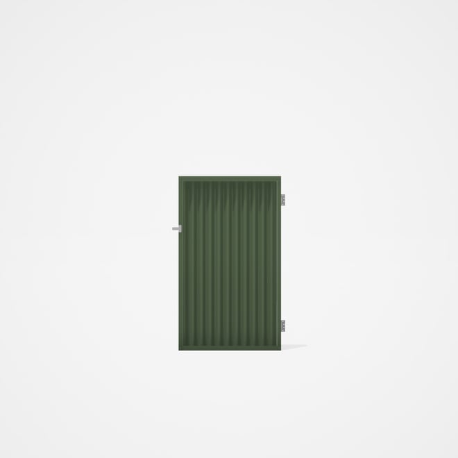 Good Neighbour® CGI Gate Premium .35 BMT Single 1.5m High Sheet: Mist Green, Frame: Mist Green