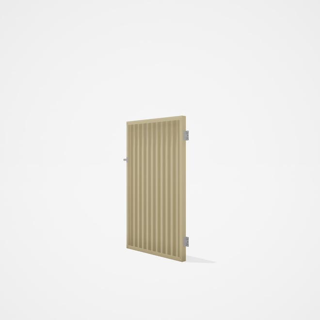 Good Neighbour® CGI Gate Premium .35 BMT Single 1.5m High Sheet: Primrose, Frame: Primrose