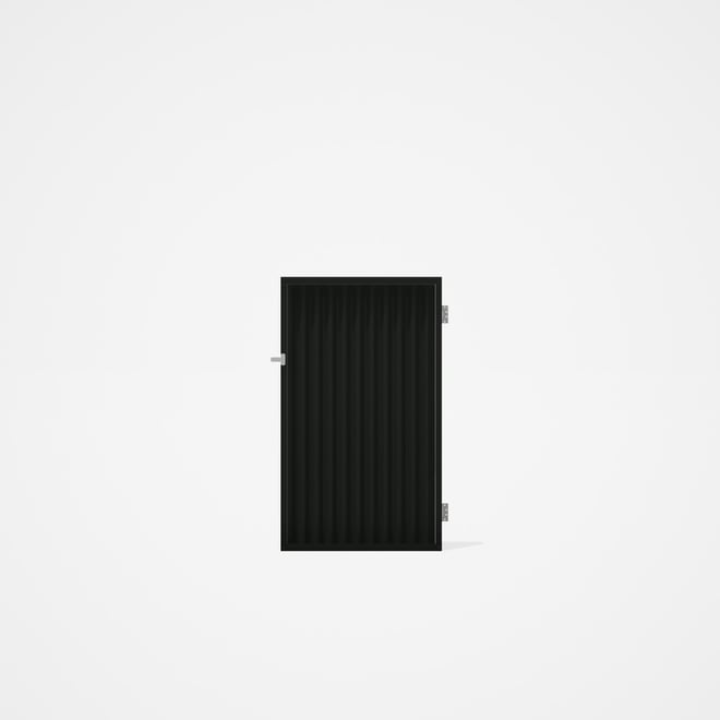 Good Neighbour® CGI Gate Premium .35 BMT Single 1.5m High Sheet: Slate Grey, Frame: Slate Grey
