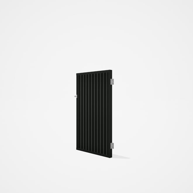 Good Neighbour® CGI Gate Premium .35 BMT Single 1.5m High Sheet: Slate Grey, Frame: Slate Grey