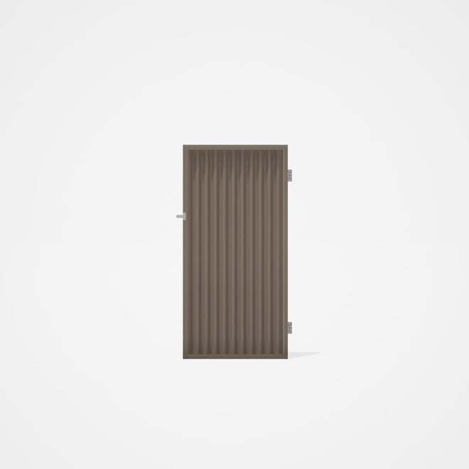 Good Neighbour® CGI Gate Premium .35 BMT Single 1.8m High Sheet: Beige, Frame: Beige