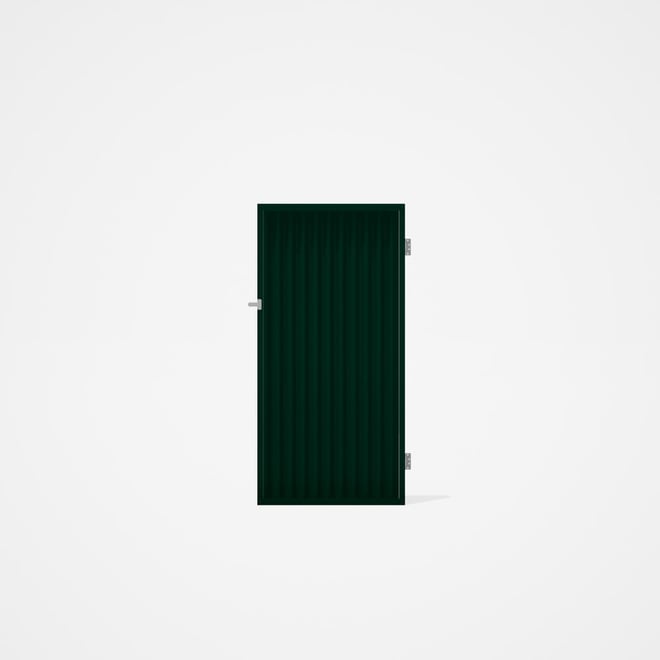 Good Neighbour® CGI Gate Premium .35 BMT Single 1.8m High Sheet: Caulfield Green, Frame: Caulfield G