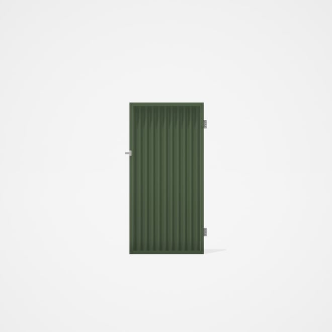 Good Neighbour® CGI Gate Premium .35 BMT Single 1.8m High Sheet: Mist Green, Frame: Mist Green