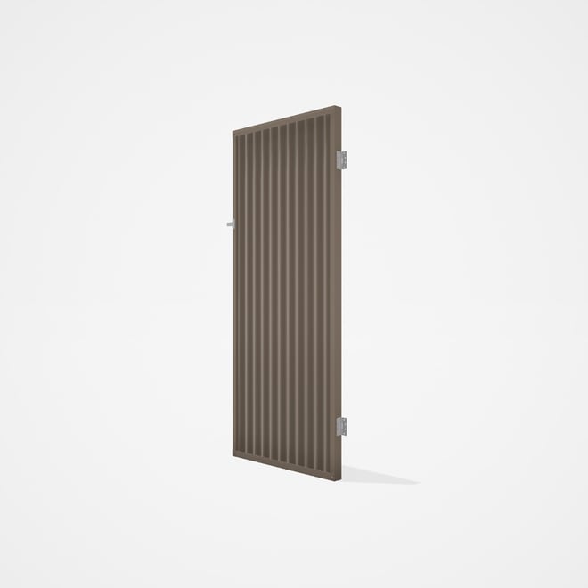 Good Neighbour® CGI Gate Premium .35 BMT Single 2.1m High Sheet: Beige, Frame: Beige