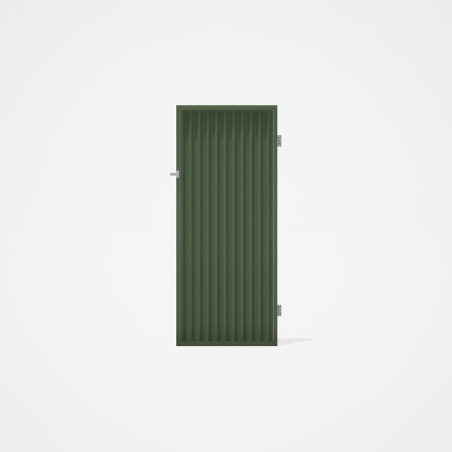 Good Neighbour® CGI Gate Premium .35 BMT Single 2.1m High Sheet: Mist Green, Frame: Mist Green