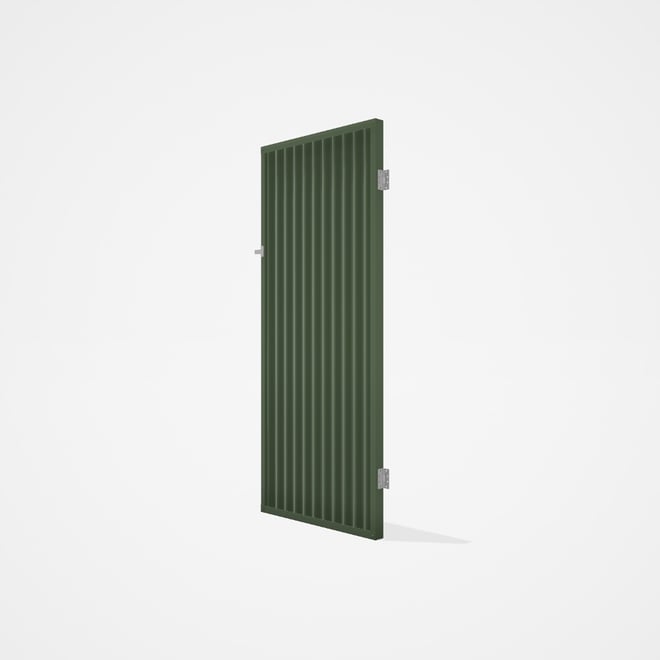Good Neighbour® CGI Gate Premium .35 BMT Single 2.1m High Sheet: Mist Green, Frame: Mist Green