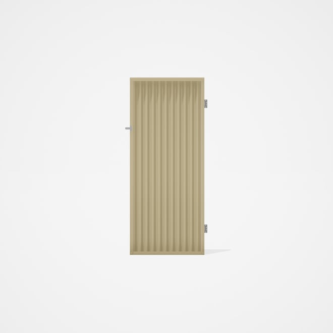 Good Neighbour® CGI Gate Premium .35 BMT Single 2.1m High Sheet: Primrose, Frame: Primrose