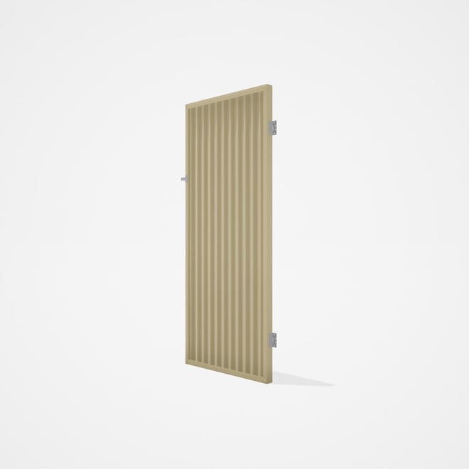 Good Neighbour® CGI Gate Premium .35 BMT Single 2.1m High Sheet: Primrose, Frame: Primrose