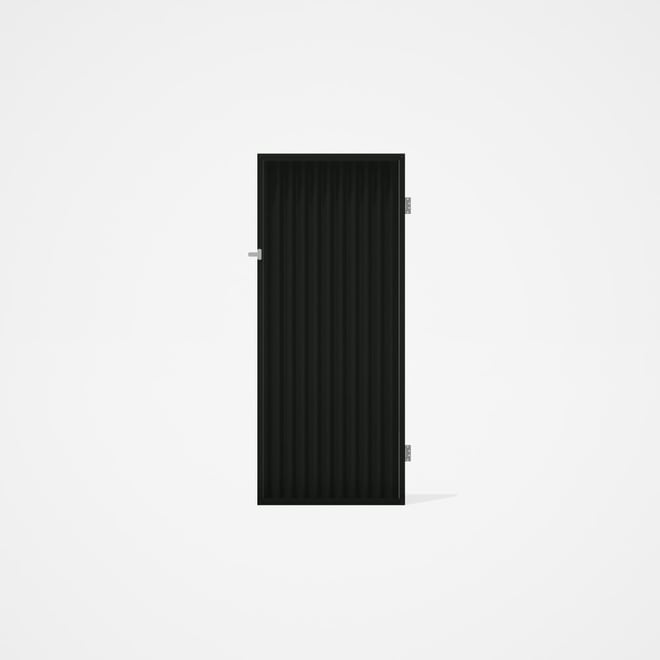 Good Neighbour® CGI Gate Premium .35 BMT Single 2.1m High Sheet: Slate Grey, Frame: Slate Grey