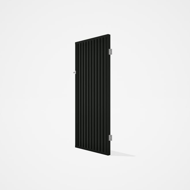 Good Neighbour® CGI Gate Premium .35 BMT Single 2.1m High Sheet: Slate Grey, Frame: Slate Grey