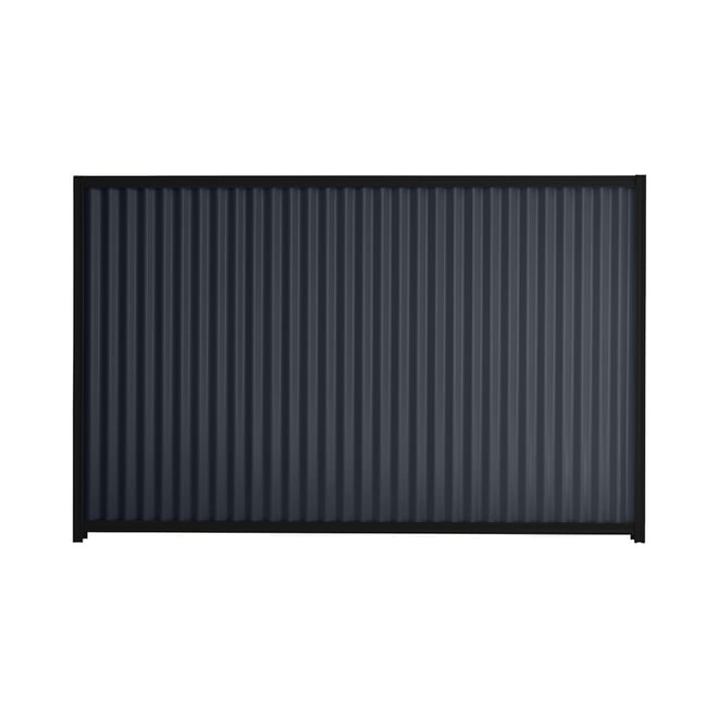 Good Neighbour® CGI 1200mm High Fence Panel Sheet: Dark Stone, Post/Track: Ebony