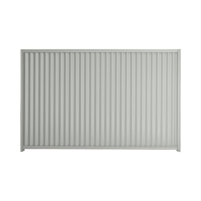 Good Neighbour® CGI 1200mm High Fence Panel Sheet: Gull Grey, Post/Track: Gull Grey