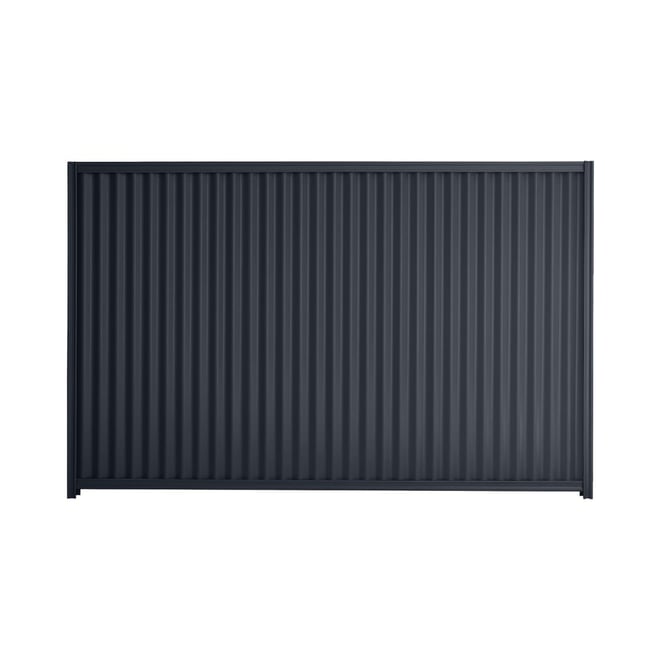 Good Neighbour® CGI 1500mm High Fence Panel Sheet: Dark Stone, Post/Track: Dark Stone