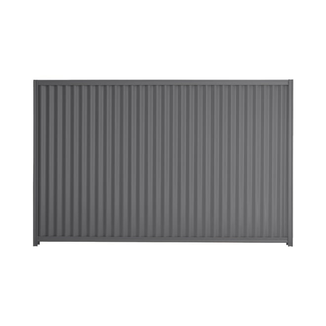 Good Neighbour® CGI 1500mm High Fence Panel Sheet: Granite, Post/Track: Granite