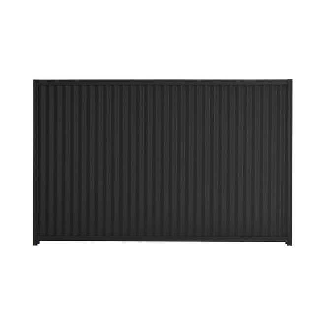 Good Neighbour CGI 1500mm High Fence Panel Sheet: Gun Metal Grey, Post/Track: Gun Metal Grey
