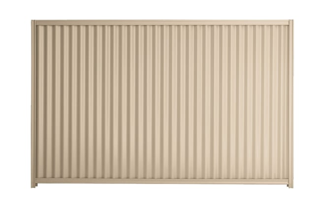 Good Neighbour CGI 1500mm High Fence Panel Sheet: Merino, Post/Track: Merino