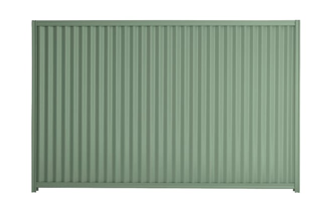 Good Neighbour CGI 1500mm High Fence Panel Sheet: Mist Green, Post/Track: Mist Green