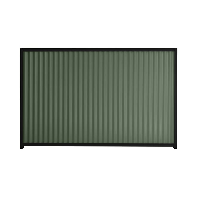 Good Neighbour® CGI 1500mm High Fence Panel Sheet: Rivergum, Post/Track: Ebony