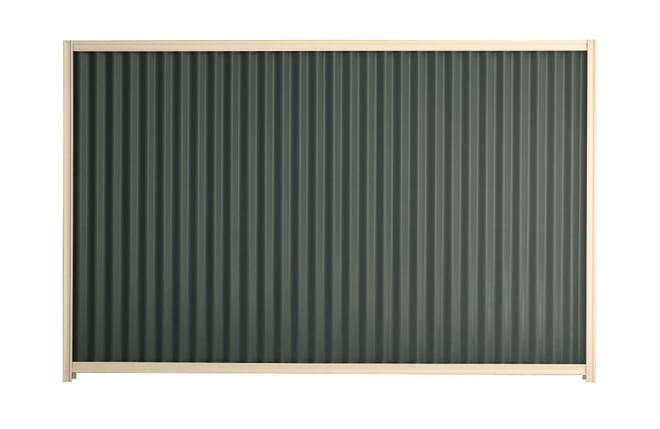 Good Neighbour CGI 1500mm High Fence Panel Sheet: Slate Grey, Post/Track: Primrose