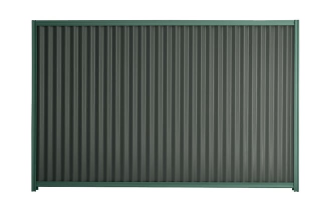 Good Neighbour CGI 1500mm High Fence Panel Sheet: Slate Grey, Post/Track: Rivergum
