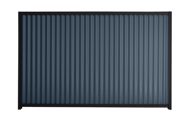 Good Neighbour CGI 1800mm High Fence Panel Sheet: Dark Stone, Post/Track: Ebony