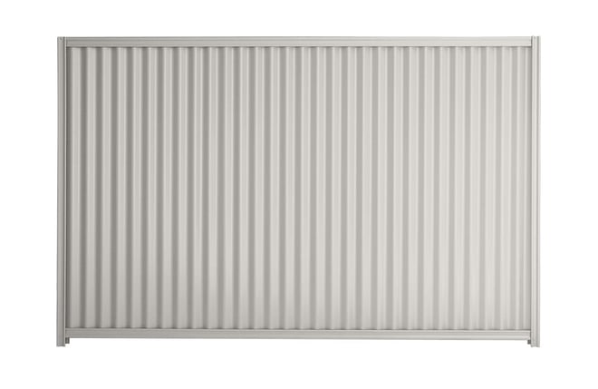 Good Neighbour CGI 1800mm High Fence Panel Sheet: Gull Grey, Post/Track: Gull Grey