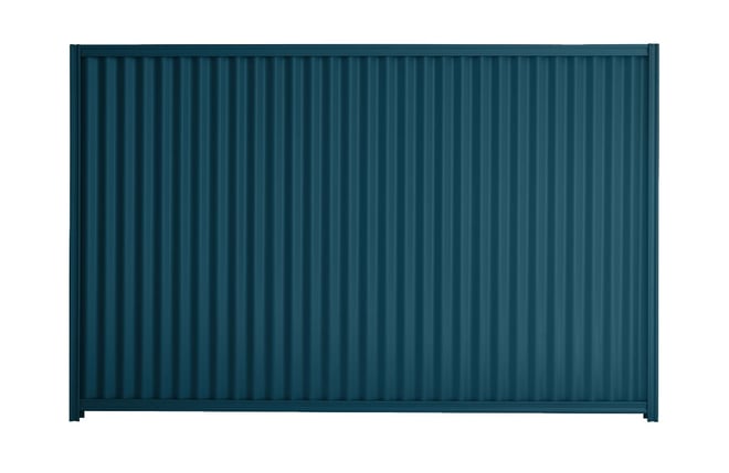 Good Neighbour CGI 1800mm High Fence Panel Sheet: Mountain Blue, Post/Track: Mountain Blue