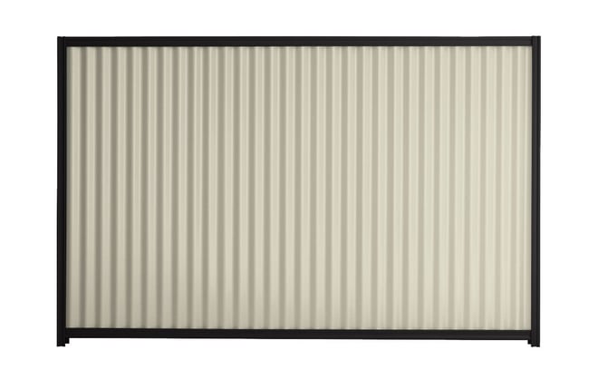 Good Neighbour CGI 1800mm High Fence Panel Sheet: Moss Vale Sand, Post/Track: Ebony