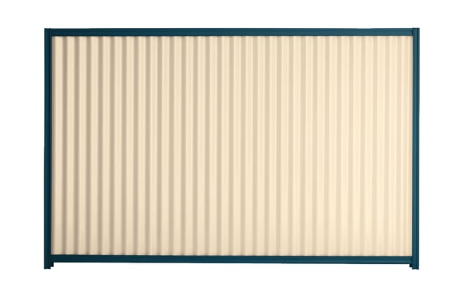 Good Neighbour CGI 1800mm High Fence Panel Sheet: Primrose, Post/Track: Mountain Blue