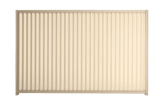 Good Neighbour CGI 1800mm High Fence Panel Sheet: Primrose, Post/Track: Merino