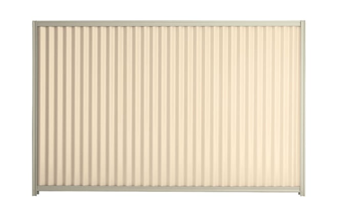 Good Neighbour CGI 1800mm High Fence Panel Sheet: Primrose, Post/Track: Moss Vale Sand
