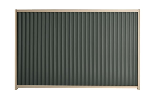 Good Neighbour CGI 1800mm High Fence Panel Sheet: Slate Grey, Post/Track: Merino