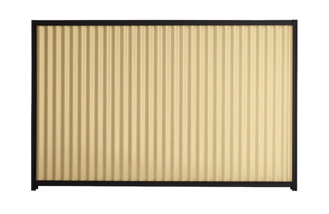 Good Neighbour CGI 1800mm High Fence Panel Sheet: Wheat, Post/Track: Ebony