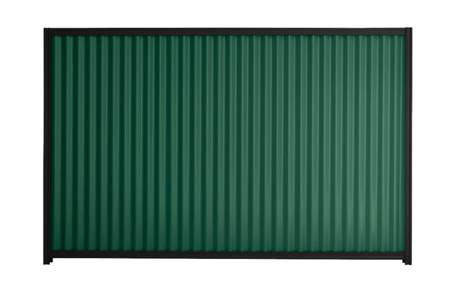 Good Neighbour CGI 2100mm High Fence Panel Sheet: Caulfield Green, Post/Track: Ebony