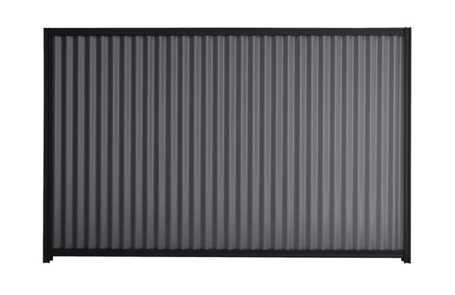 Good Neighbour CGI 2100mm High Fence Panel Sheet: Granite, Post/Track: Ebony
