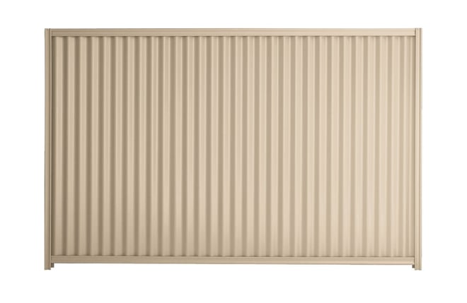 Good Neighbour CGI 2100mm High Fence Panel Sheet: Merino, Post/Track: Merino