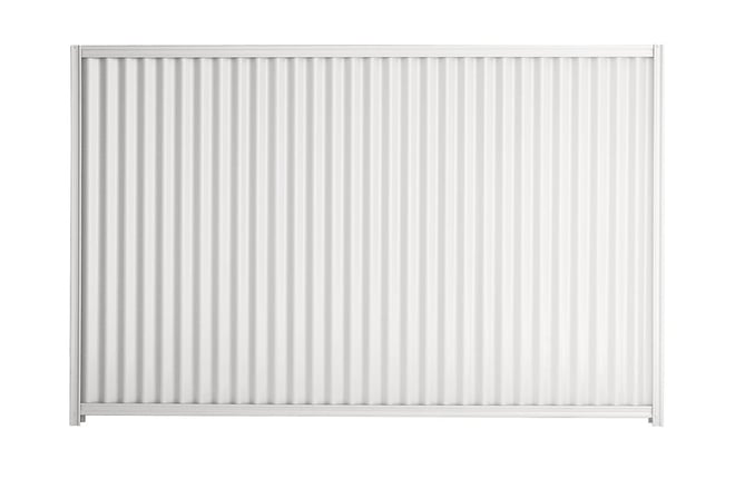 Good Neighbour CGI 2100mm High Fence Panel Sheet: Off White, Post/Track: Off White